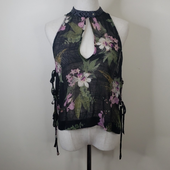 Free People Tops - Free People Crop Top Floral Tank
